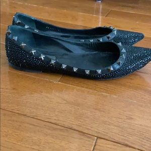 Valentino flats studded